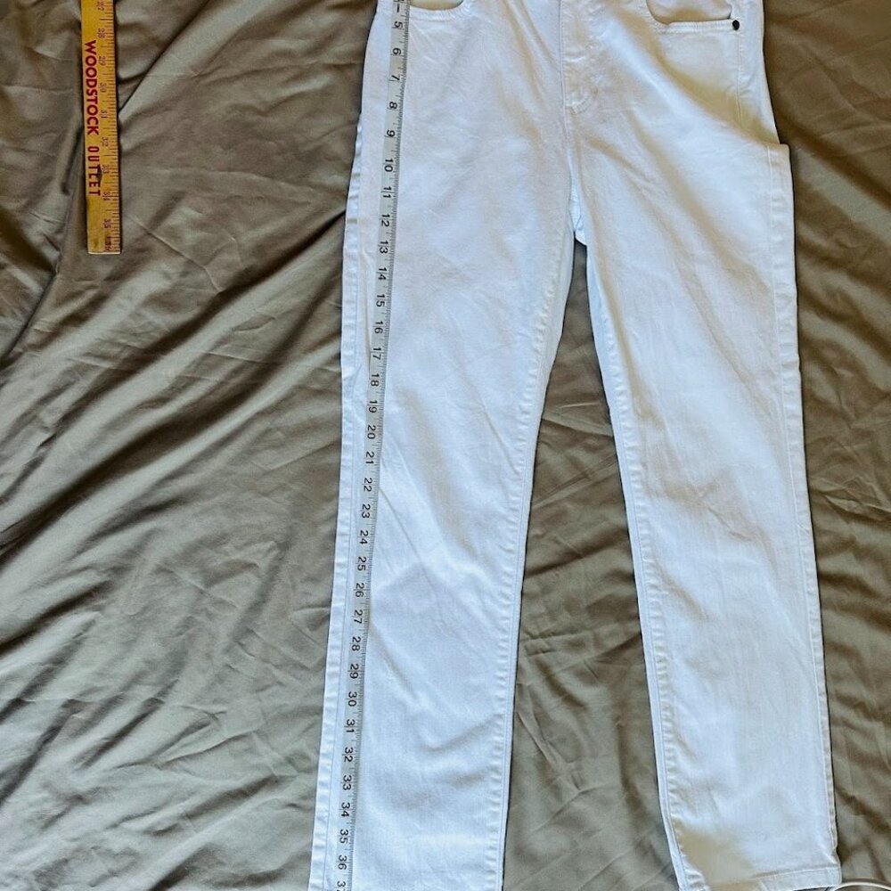 EILEEN FISHER Women Straight leg ORGANIC COTTON DENIM WHITE SIZE 2 US - Picture 9 of 9